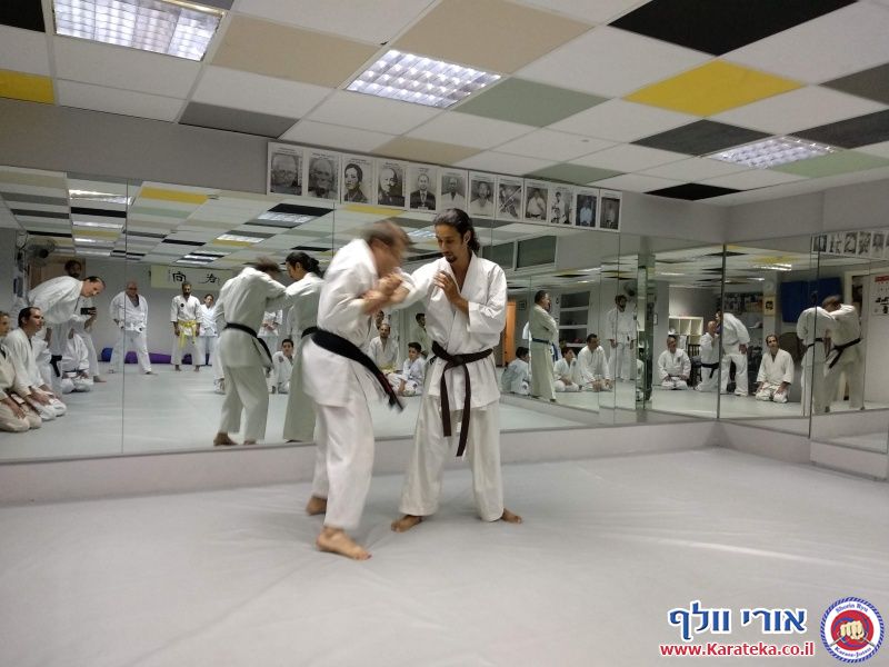 פתח גוברין סנסאי התארח אצלנו בדוג'ו רחובת לאימון משותף של שני סגנונות קראטה אוקינאווים. היה אש!