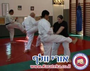 אימון ילדים ומבוגרים בדוג'ו חצור 8-1-2010. בסוף האימון עשינו ארוחת צהריים וראינו את הסרט קראטה קיד 2