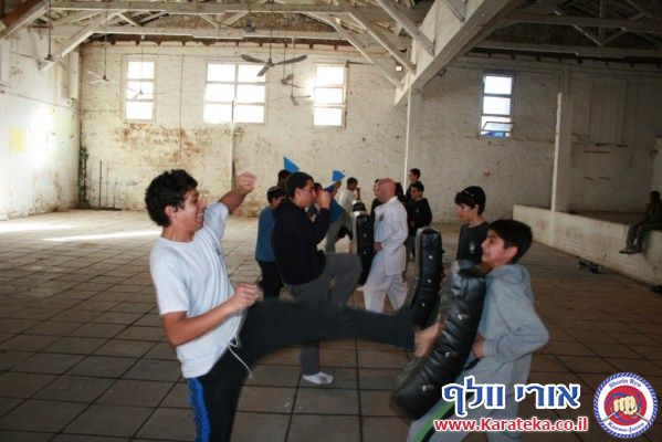 אימון ראשון בפנימיית מקווה ישראל בחסות עמותת בודו למען השלום
