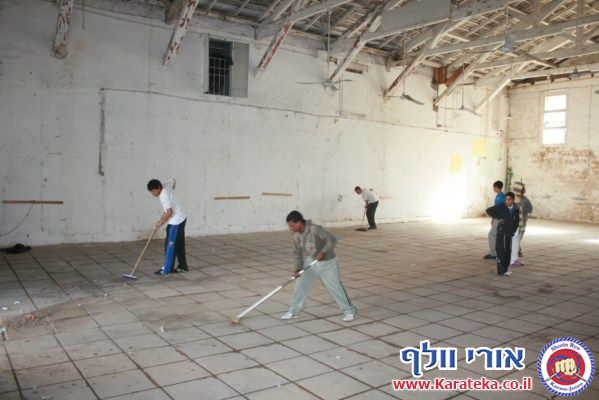 אימון ראשון בפנימיית מקווה ישראל בחסות עמותת בודו למען השלום
