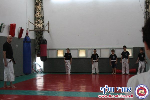 5-6/2013 אימונים של קבוצות גן- כיתה ו'. עבודת בסיס, קרבות והענקת פסים.